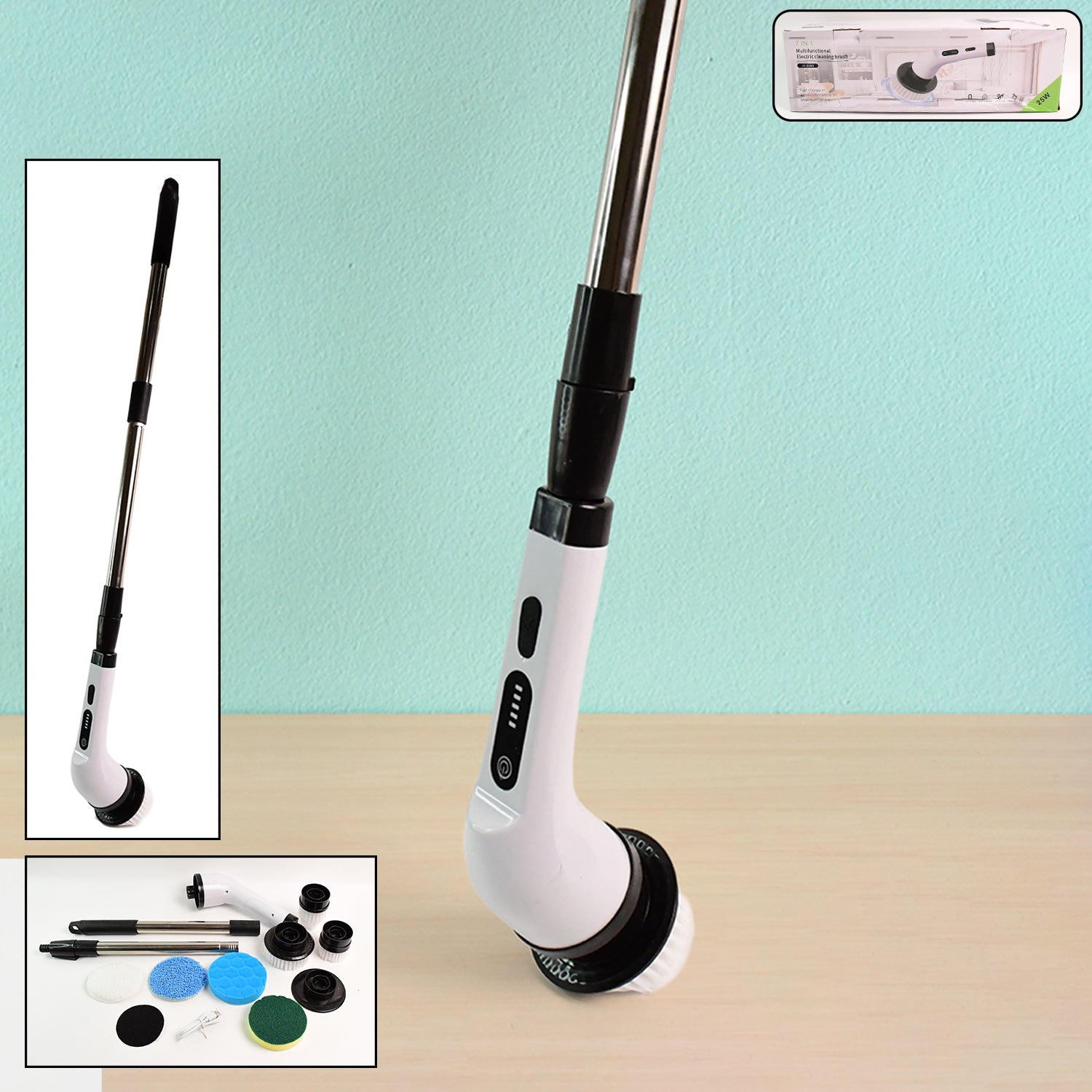 Clean Pro 7-in-1 Spin Scrubber Kit Clean Pro 7-in-1 Spin Scrubber Kit